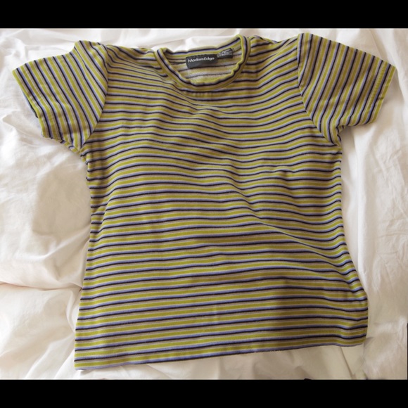 Velvet feel tee. Worn. Loved. Still cute. - Picture 3 of 6